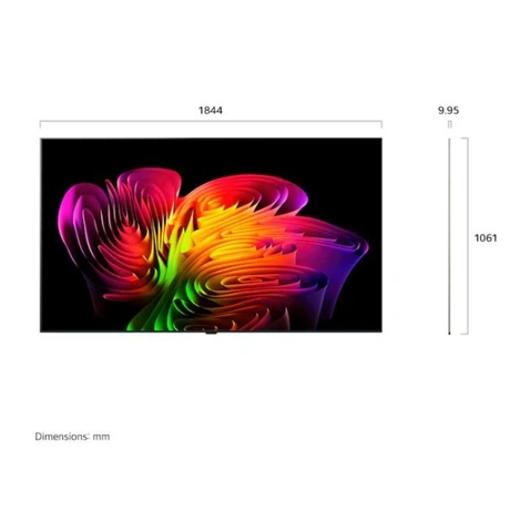 TV 83" 4K UHD OLED EVO AI SMART TV 2026,DOLBY VISION WEBOS  VEZETÉK NÉLKÜLI - 2. kép