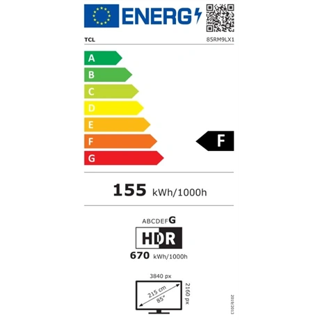 TV 85" 4K UHD RGB MINILED 9 TV 85" 4K UHD RGB MINILED - 9. kép