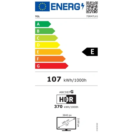 TV 75" 4K UHD RGB MINILED 9 TV 75" 4K UHD RGB MINILED - 9. kép